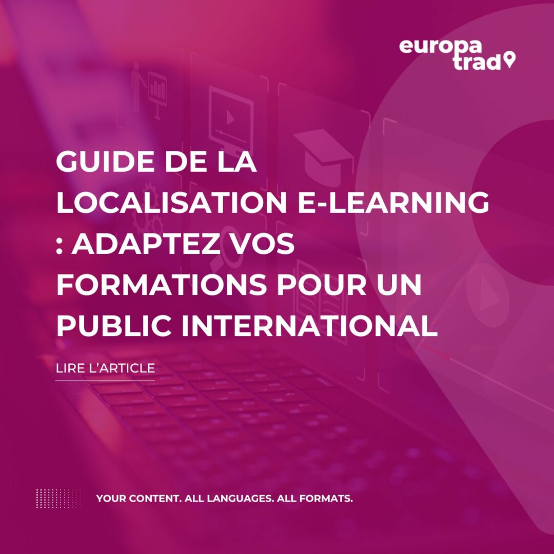 Guide de la localisation e-learning